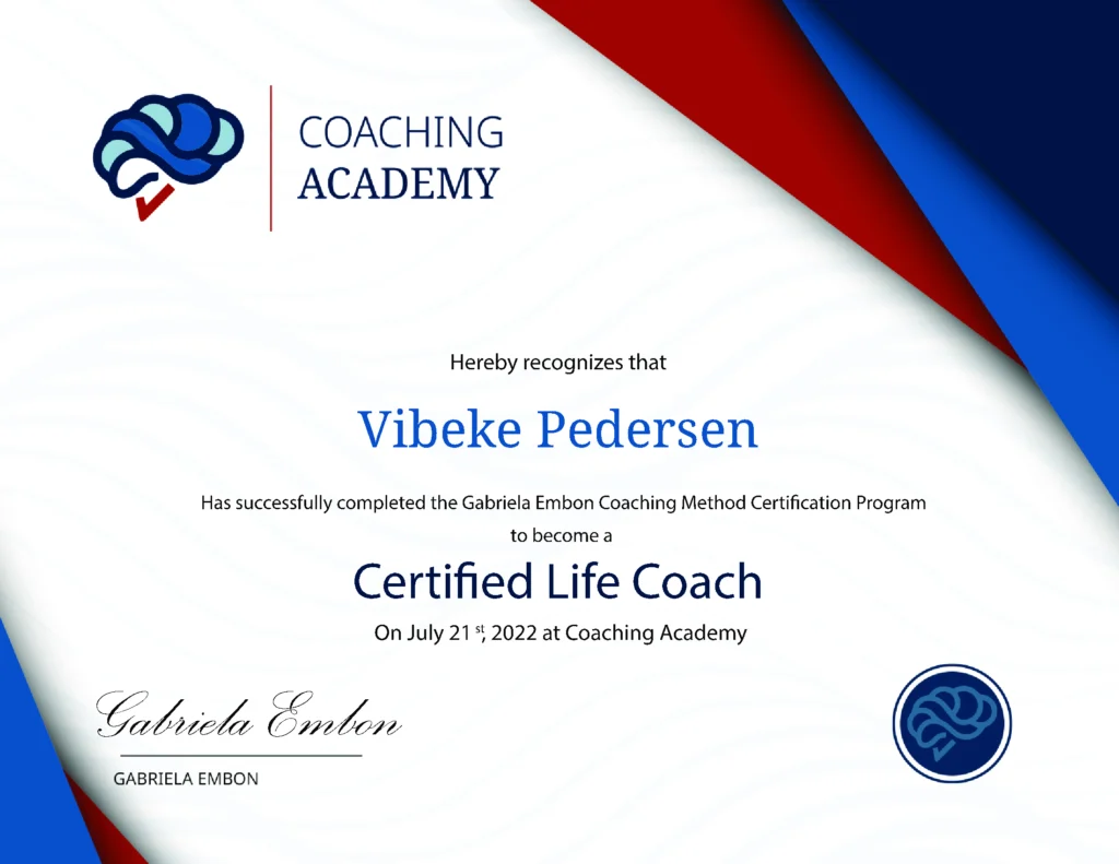 Vibeke Pedersen Certified Life Coach