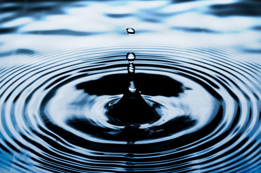 Energy Flows Where Attention Goes Ripple Effect Water